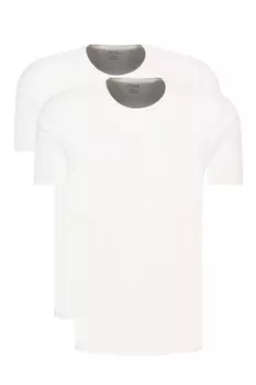 Футболка POLO RALPH LAUREN 2-pack slim fit, белый