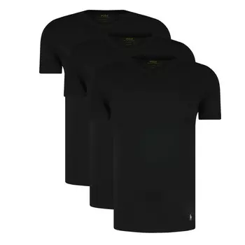 Футболка POLO RALPH LAUREN 3-pack Regular Fit, черный