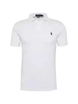 Футболка поло женская Polo Ralph Lauren с логотипом бренда, белый