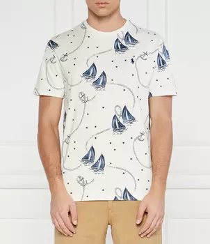 Футболка POLO RALPH LAUREN Classic fit, белый
