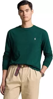 Футболка Polo Ralph Lauren Classic Fit Big Pony Logo Jersey T-Shirt, цвет Moss Agate