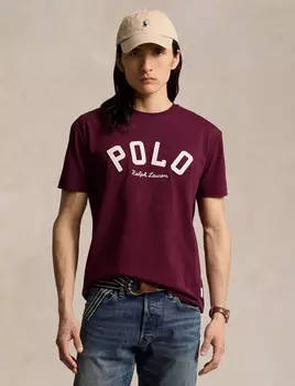 Футболка POLO RALPH LAUREN Classic fit, бордо