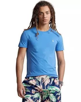 Футболка Polo Ralph Lauren Classic Fit Jersey V-Neck, синий