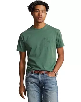Футболка Polo Ralph Lauren Classic Fit Jersey Pocket, цвет Washed Forest