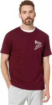 Футболка Polo Ralph Lauren Classic Fit Jersey Graphic T-Shirt, цвет Classic Wine
