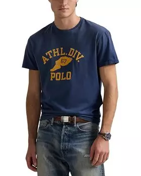 Футболка Polo Ralph Lauren Classic Fit Logo Jersey T-Shirt, цвет Rustic Navy