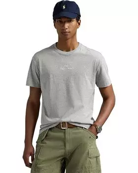 Футболка Polo Ralph Lauren Classic Fit Logo Jersey T-Shirt, цвет Andover Heather