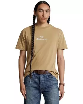 Футболка Polo Ralph Lauren Classic Fit Logo Jersey, цвет Desert Khaki