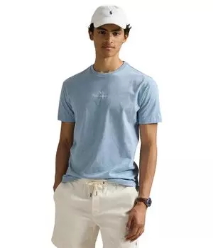 Футболка Polo Ralph Lauren Classic Fit Logo Jersey T-Shirt, цвет Modern Blue Heather
