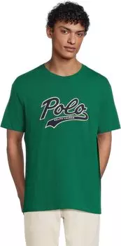 Футболка Polo Ralph Lauren Classic Fit Logo Jersey T-Shirt, цвет Tennis Green
