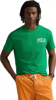 Футболка Polo Ralph Lauren Classic Fit Logo Jersey T-Shirt, цвет Cruise Green