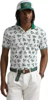 Футболка Polo Ralph Lauren Classic Fit Mesh Polo Shirt, цвет Athletic Div Toss White