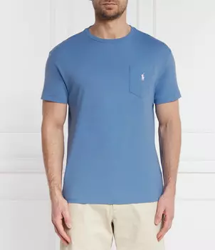Футболка POLO RALPH LAUREN Classic fit, небесно-голубой