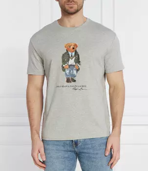 Футболка POLO RALPH LAUREN Classic fit, серый