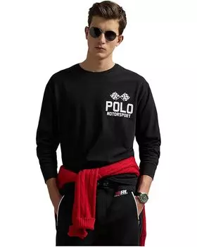 Футболка Polo Ralph Lauren Classic Fit Slub Jersey Graphic T-shirt, цвет Polo Black