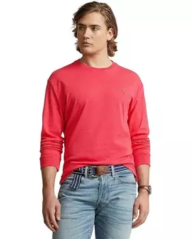 Футболка Polo Ralph Lauren Classic Fit Soft Touch Long-Sleeve, цвет Rosette Heather