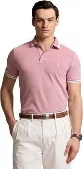 Футболка Polo Ralph Lauren Classic Fit Stretch Mesh Polo Shirt, цвет Adirondack Berry/White