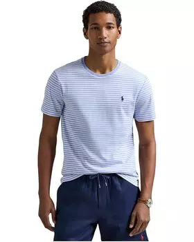 Футболка Polo Ralph Lauren Classic Fit Striped Soft Cotton T-Shirt, цвет Dress Shirt Blue/White