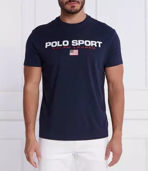 Футболка POLO RALPH LAUREN Classic fit, темно-синий