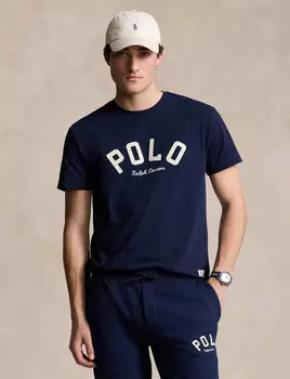 Футболка POLO RALPH LAUREN Classic fit, темно-синий