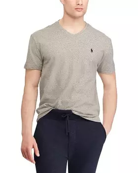 Футболка Polo Ralph Lauren Classic Fit V-Neck, цвет Dark Vintage Heather