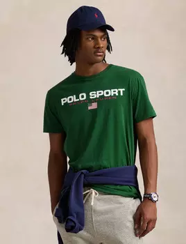 Футболка POLO RALPH LAUREN Classic fit, зеленый