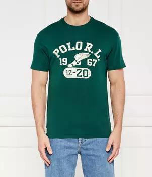 Футболка POLO RALPH LAUREN Classic fit, зеленый