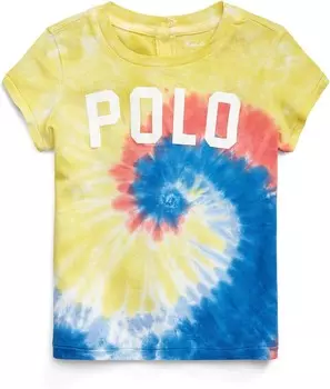 Футболка Polo Ralph Lauren Cotton Jersey Tee, цвет Watercolor/Tie-Dye