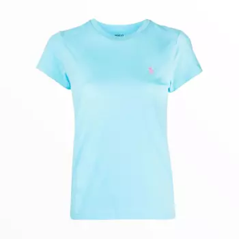 Футболка Polo Ralph Lauren Cotton With Logo, голубой