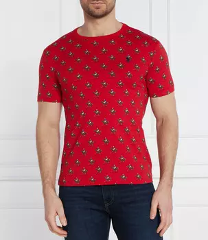 Футболка POLO RALPH LAUREN Custom fit, красный