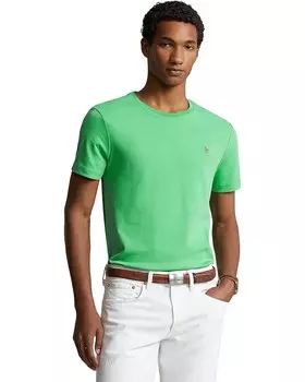 Футболка Polo Ralph Lauren Custom Slim Fit Soft Cotton, цвет Classic Kelly