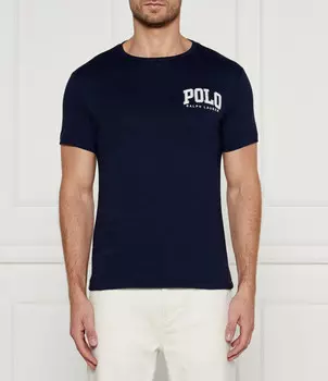 Футболка POLO RALPH LAUREN Custom slim fit, темно-синий