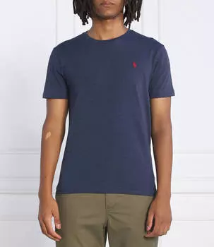 Футболка POLO RALPH LAUREN custom slim fit, темно-синий