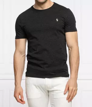 Футболка POLO RALPH LAUREN custom slim fit, черный