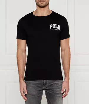 Футболка POLO RALPH LAUREN Custom slim fit, черный
