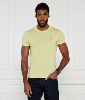Футболка Polo Ralph Lauren Custom Slim Fit, желтый