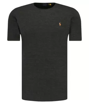 Футболка Polo Ralph Lauren Custom Slim Fit, черный