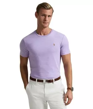 Футболка Polo Ralph Lauren Custom Slim Fit Soft Cotton T-Shirt, цвет Amethyst Heather