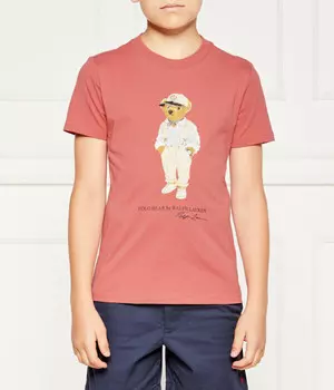Футболка Polo Ralph Lauren хлопковая, красный