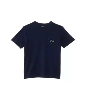 Футболка Polo Ralph Lauren Kids Dog-Print Cotton Jersey Pocket Tee, цвет Refined Navy