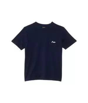 Футболка Polo Ralph Lauren Kids Dog-Print Cotton Jersey Pocket Tee, цвет Refined Navy