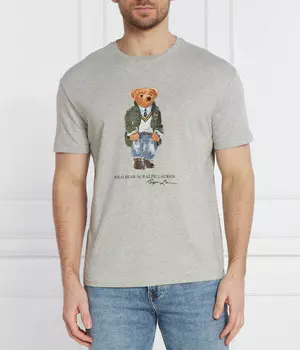 Футболка Polo Ralph Lauren классического кроя, серый