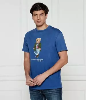 Футболка Polo Ralph Lauren классического кроя, синий