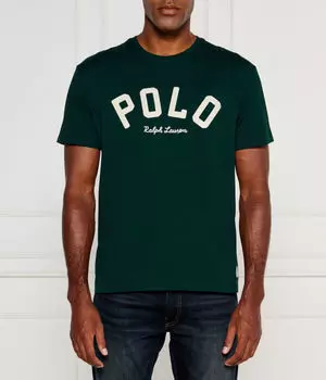 Футболка Polo Ralph Lauren классического кроя, темно-зеленый