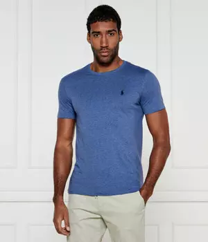 Футболка Polo Ralph Lauren облегающая с логотипом, синий