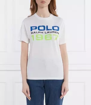 Футболка POLO RALPH LAUREN polo 1967 Regular Fit, белый