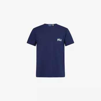 Футболка Polo Ralph Lauren Polo Bear с принтом, синий