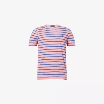 Футболка Polo Ralph Lauren полосатая хлопковая, мультиколор