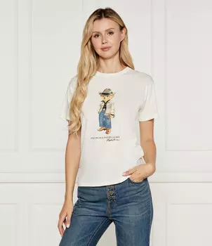 Футболка POLO RALPH LAUREN Regular Fit, экрю