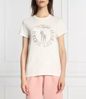 Футболка POLO RALPH LAUREN regular fit, белый